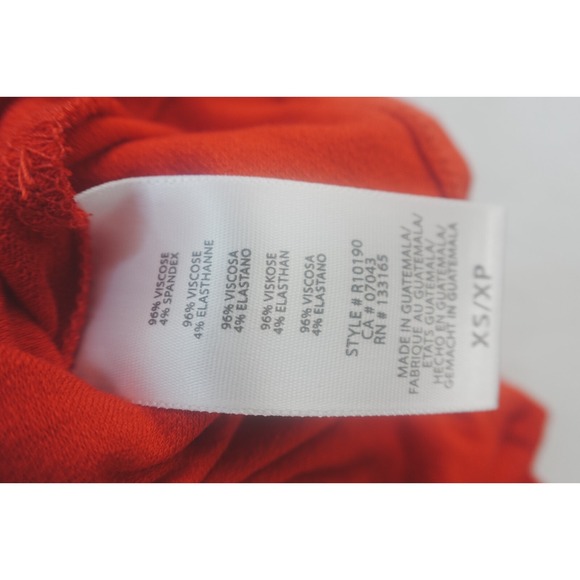 Eri‎ + Ali Anthropologie Red Button Back Blouse XS Boho Swingy Tunic Top - Picture 6 of 8